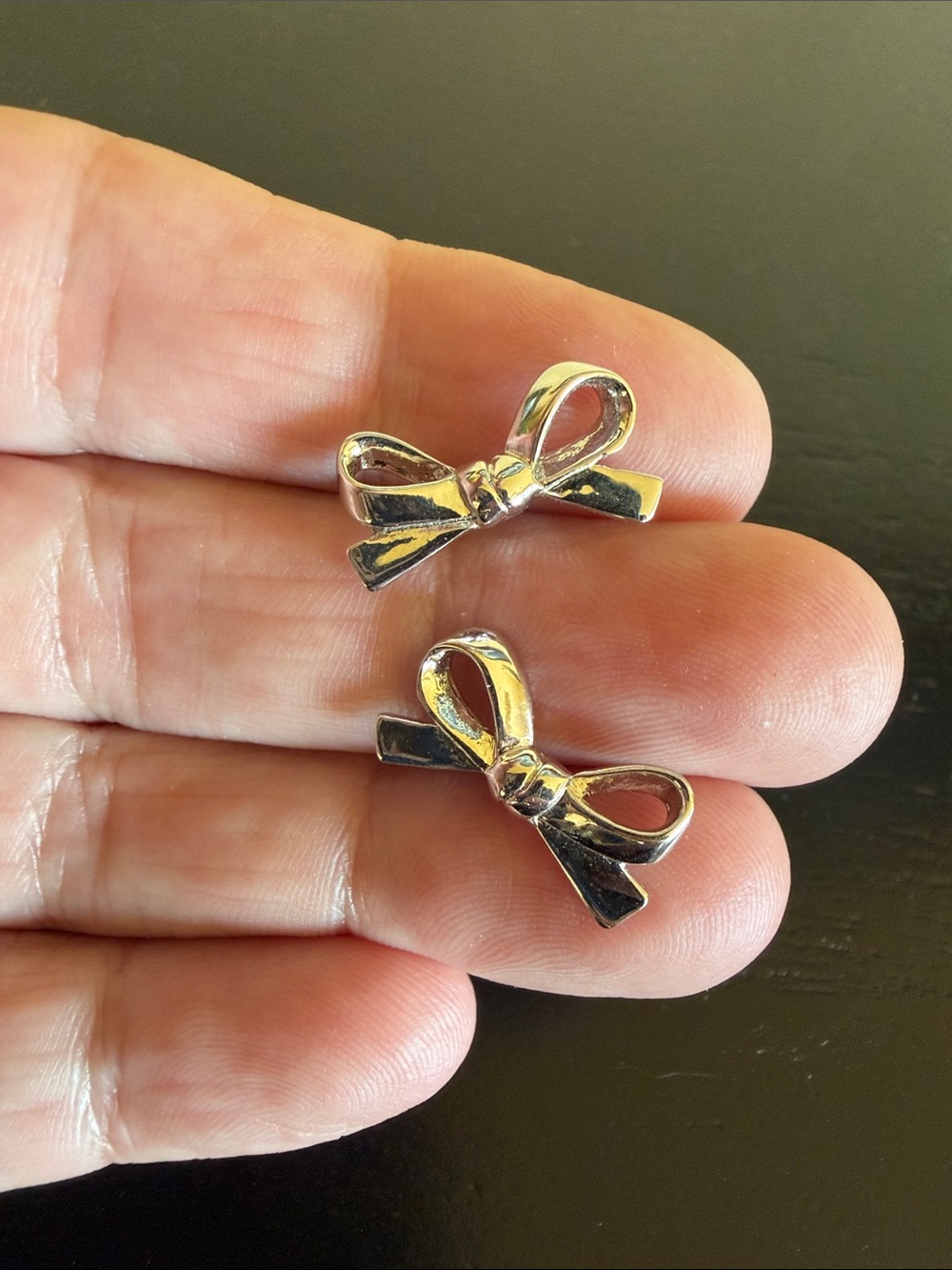 kate spade Silver Bow Stud Earrings